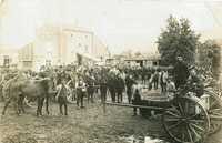  1914-1918 1914 Un village au moment de la mobilisation A French village at the time of the mobilization.jpg 